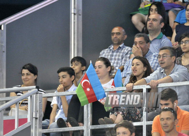 Bakı 2015: Voleybol yarışlarında bürünc medal qarşılaşması. Azərbaycan, 27 iyun 2015